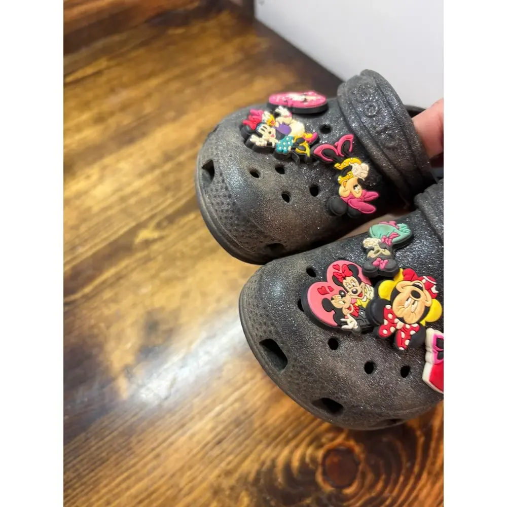 Crocs Black Clogs‎ Size C7